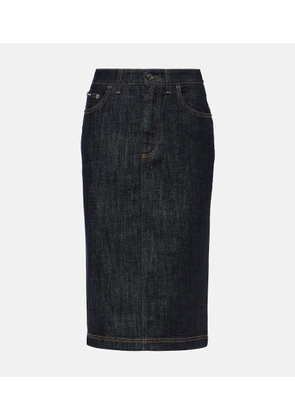 Dolce&Gabbana Denim pencil skirt