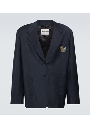 Miu Miu Mohair and wool blazer