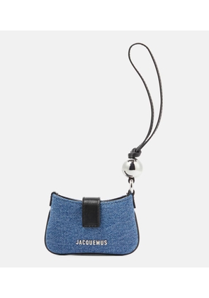 Jacquemus Le Porte Bisou denim card holder