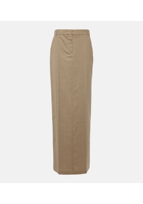 Max Mara Circe virgin wool maxi skirt