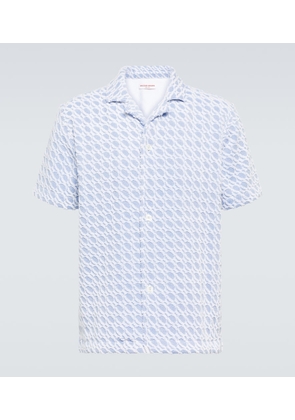 Orlebar Brown Howell cotton terry bowling shirt