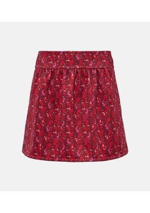 Max Mara Balocco embellished floral midi skirt