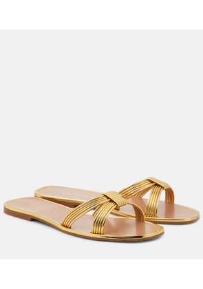 Aquazzura Film faux leather slides