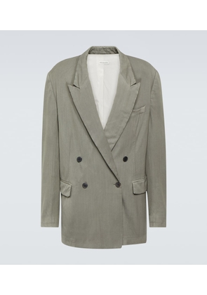 Dries Van Noten Oversized wool-blend blazer