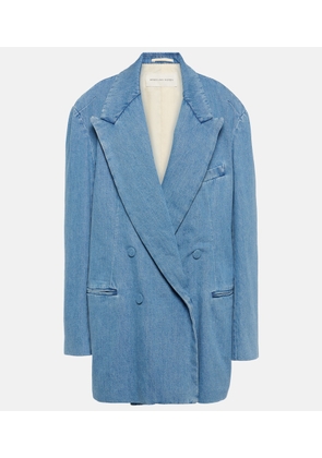 Dries Van Noten Oversized denim blazer