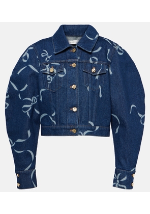 Nina Ricci Printed denim jacket