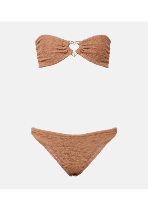 Hunza G Nicole embellished bikini