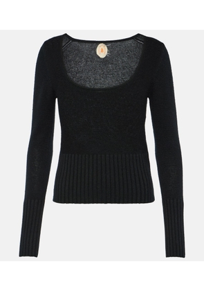 Jardin des Orangers Ribbed-knit cashmere sweater
