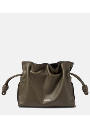 Loewe Flamenco Mini leather clutch