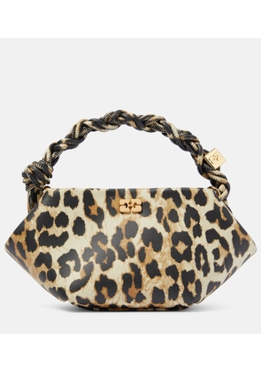 Ganni Bou Mini leopard-print shoulder bag