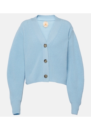 Jardin des Orangers Cropped wool and cashmere cardigan
