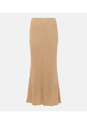 Gabriela Hearst Belo silk and wool boucle maxi skirt