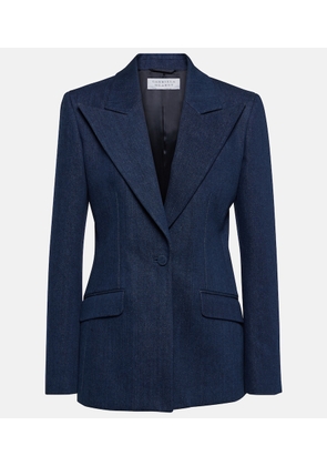 Gabriela Hearst Leiva single-breasted denim blazer
