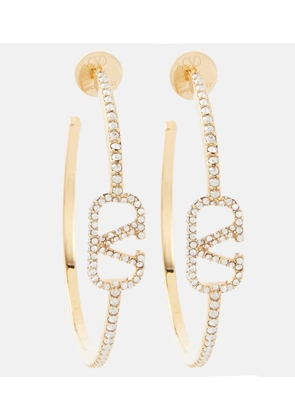 Valentino VLogo Signature embellished earrings
