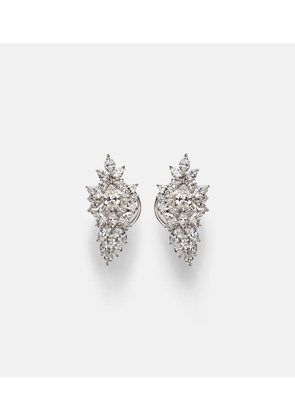 Yeprem 18kt white gold earrings with diamonds
