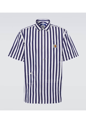 Junya Watanabe x Carhartt striped cotton Bowling shirt
