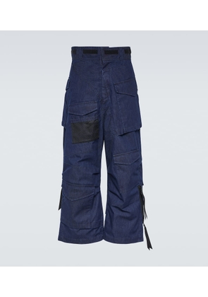 Junya Watanabe Deconstructed denim cargo pants