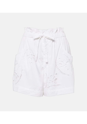 Isabel Marant Hidea broderie anglaise shorts