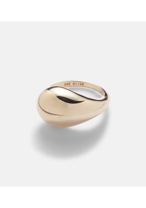 Mateo Water Droplet 14kt gold ring