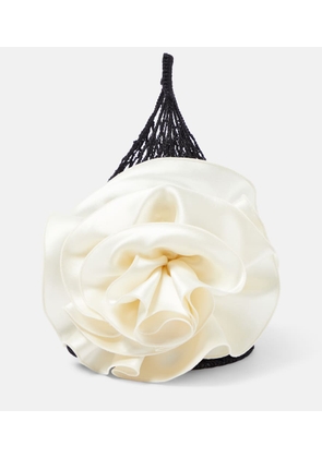 Magda Butrym Devana Small floral-applique shoulder bag