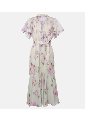 Dorothee Schumacher Blooming Volumes floral cotton midi dress