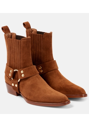 Paris Texas Helena suede biker boots