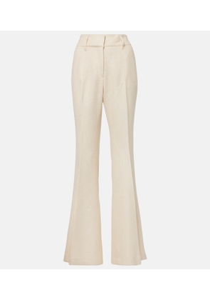 Gabriela Hearst Rhein silk and wool flared pants