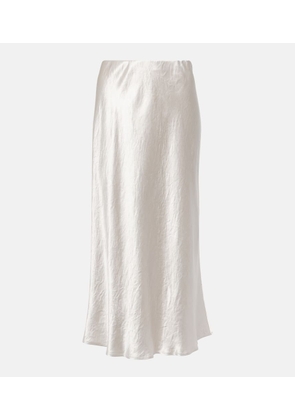 Max Mara Leisure Alessio satin midi skirt