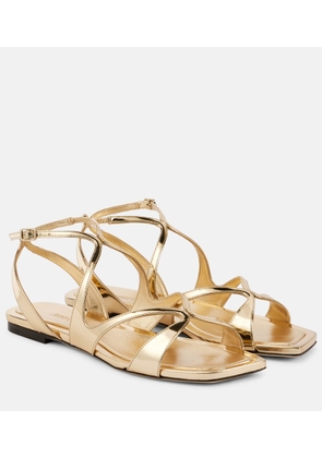 Jimmy Choo Ayla metallic leather sandals