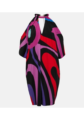 Pucci Marmo draped jersey kaftan