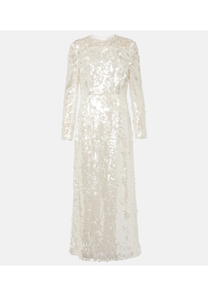 Emilia Wickstead Bridal Amiria sequined gown