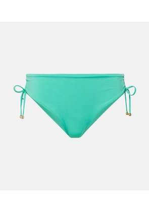 Max Mara Ruched high-rise bikini bottoms