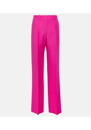 Valentino Crepe Couture wool wide-leg pants