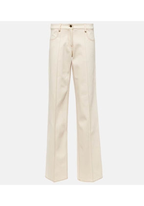 Aya Muse Tuxis low-rise cotton wide-leg pants