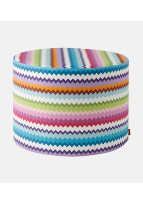 Missoni Riverbero Zigzag cotton canvas pouf