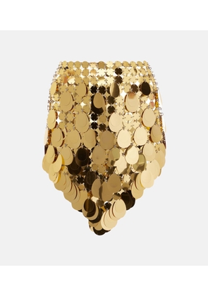Rabanne Golden Sparkle Assembly sequined miniskirt