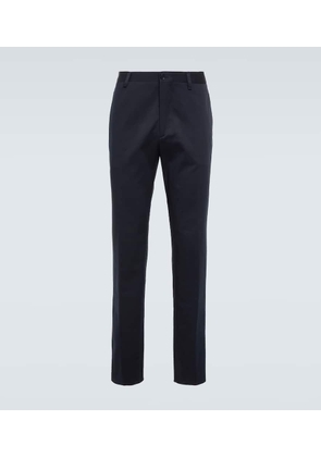 Etro Floral cotton jacquard chinos