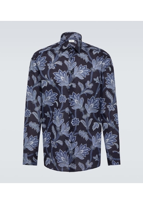Etro Paisley cotton poplin shirt