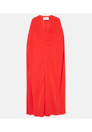 Valentino Caped silk gown