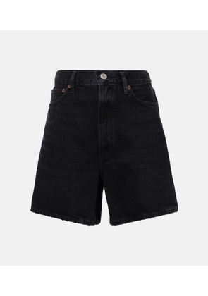 Agolde Stella high-rise denim shorts