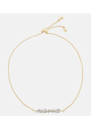 Stone and Strand Hey Mama 10kt gold bracelet with diamonds