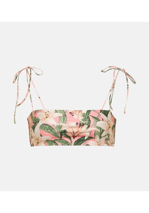 Agua by Agua Bendita Primavera floral bikini top