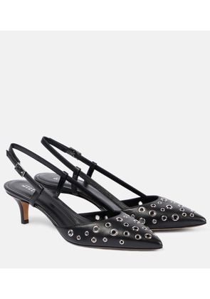Isabel Marant Pilia leather slingback pumps
