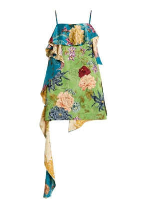 ALÉMAIS Avery Spliced Satin Mini Dress - Moda Operandi