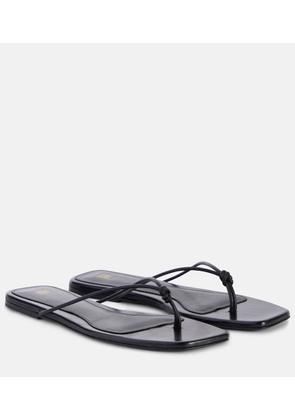 Toteme The Knot leather thong sandals