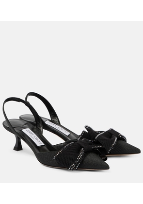 Jimmy Choo Brook 50 embellished slingback pumps