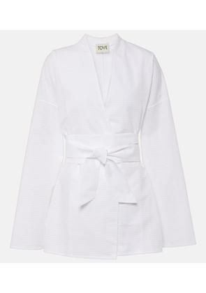 Tove Arya cotton wrap top