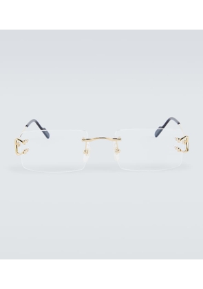 Cartier Eyewear Collection Signature C De Cartier rectangular glasses