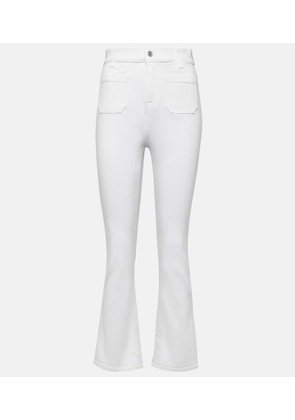7 For All Mankind High-rise cropped flared jeans
