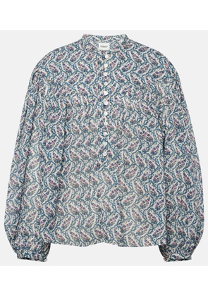 Marant Etoile Salika printed cotton top